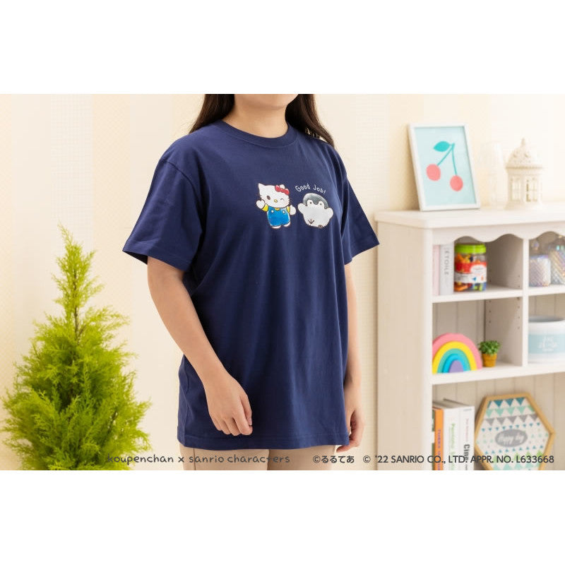 コウペンちゃん×サンリオキャラクターズ Tシャツ(ハローキティ)