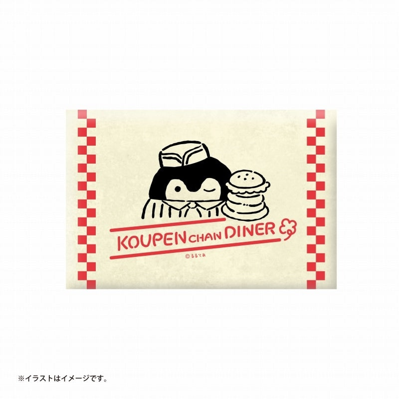 コウペンちゃん ダイナー スクエアマグネット(ダイナーロゴ)