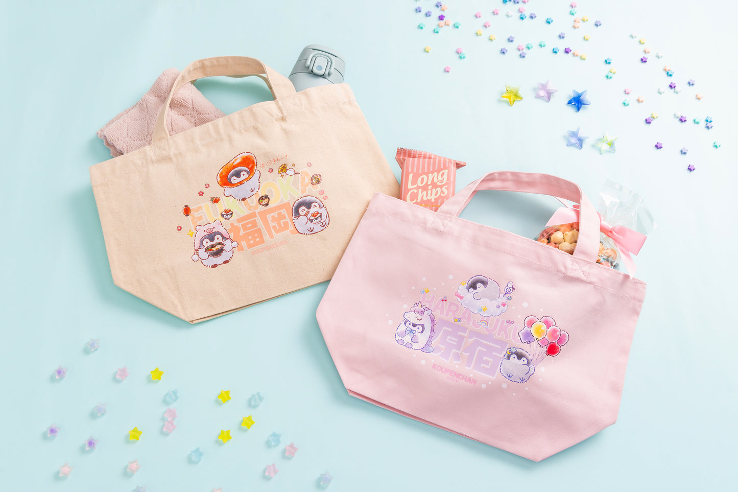 コウペンちゃん お土産袋なランチサイズトートバッグ(原宿)