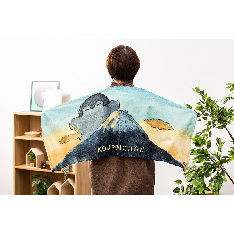 コウペンちゃん やわらかミニバスタオル(富士山)