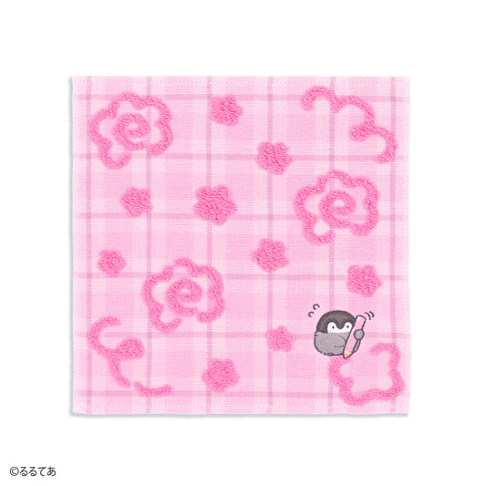 コウペンちゃん 君にはなまる タオルハンカチ ピンク