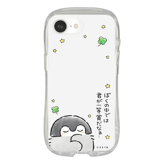 コウペンちゃん iPhone16e対応クリスタルクリアケース(君は一等賞)