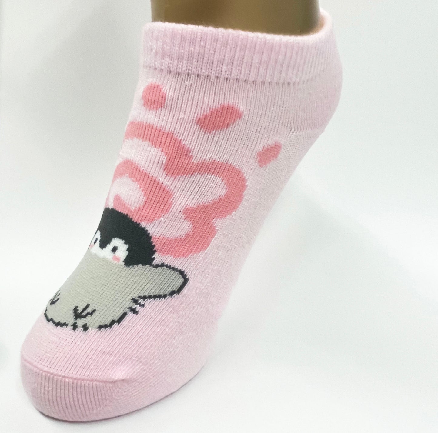 コウペンちゃん スニーカー丈ソックス(はなまる柄)キッズ用