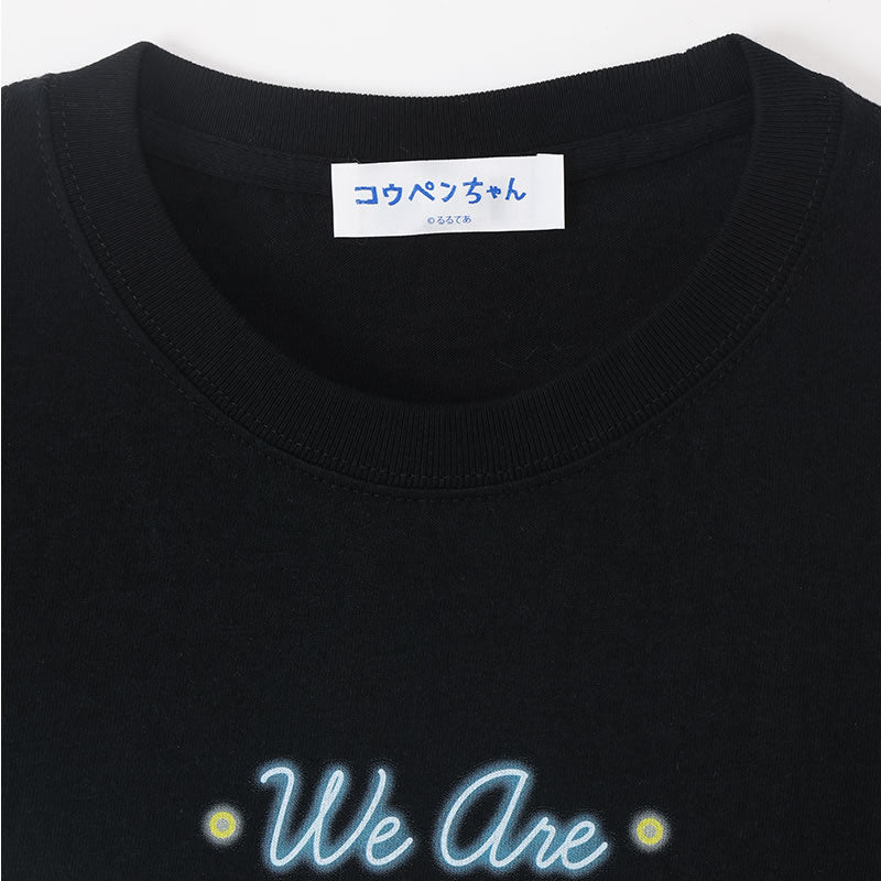 コウペンちゃん ダイナー Tシャツ ネオンサイン パフェ ブラック