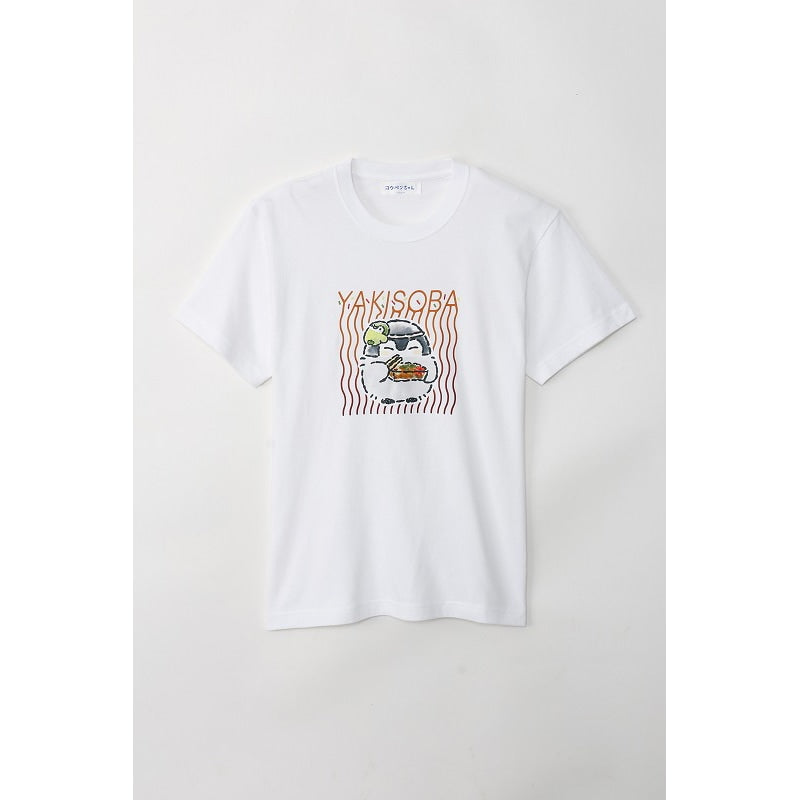 コウペンちゃん Tシャツ YAKISOBA ホワイト