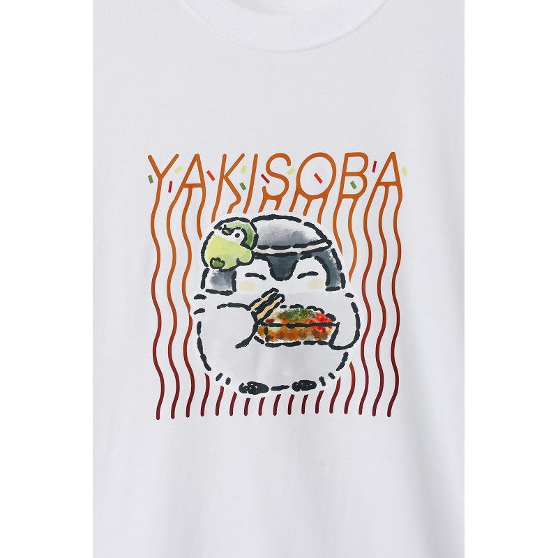 コウペンちゃん Tシャツ YAKISOBA ホワイト