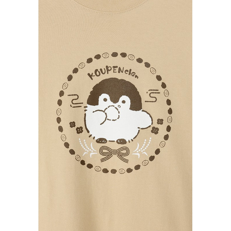 コウペンちゃん 収穫祭! Tシャツ おこめ ライトベージュ
