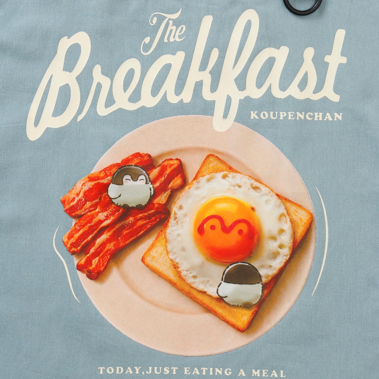 Koupen-chan Tote bag Breakfast blue gray ONE