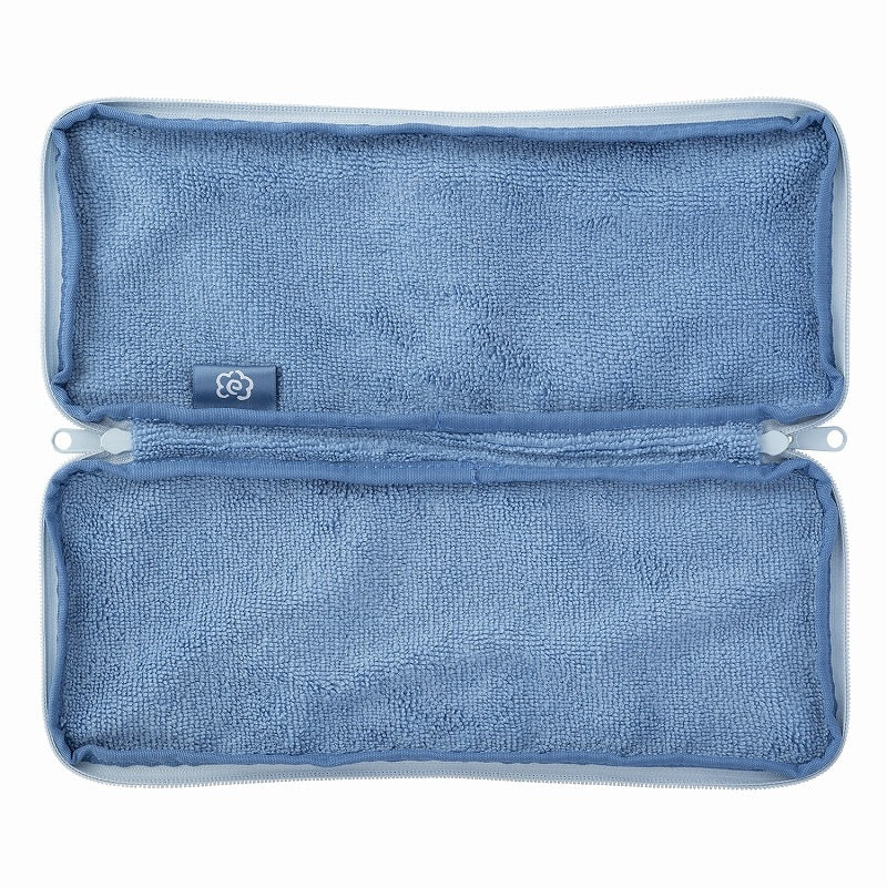 コウペンちゃん おでかけ吸水ポーチ(水色)