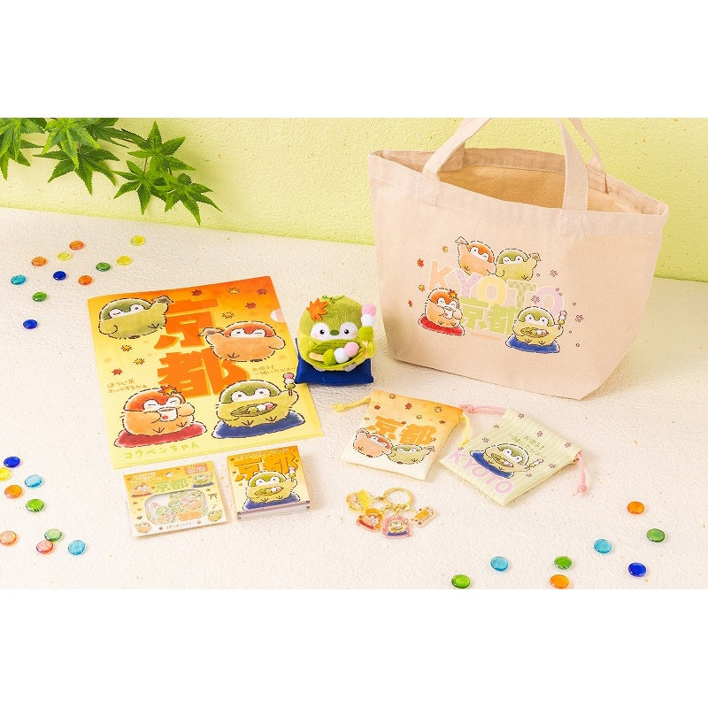 コウペンちゃん 抹茶コウペンちゃんとほうじ茶コウペンちゃんな フレークシール(京都)