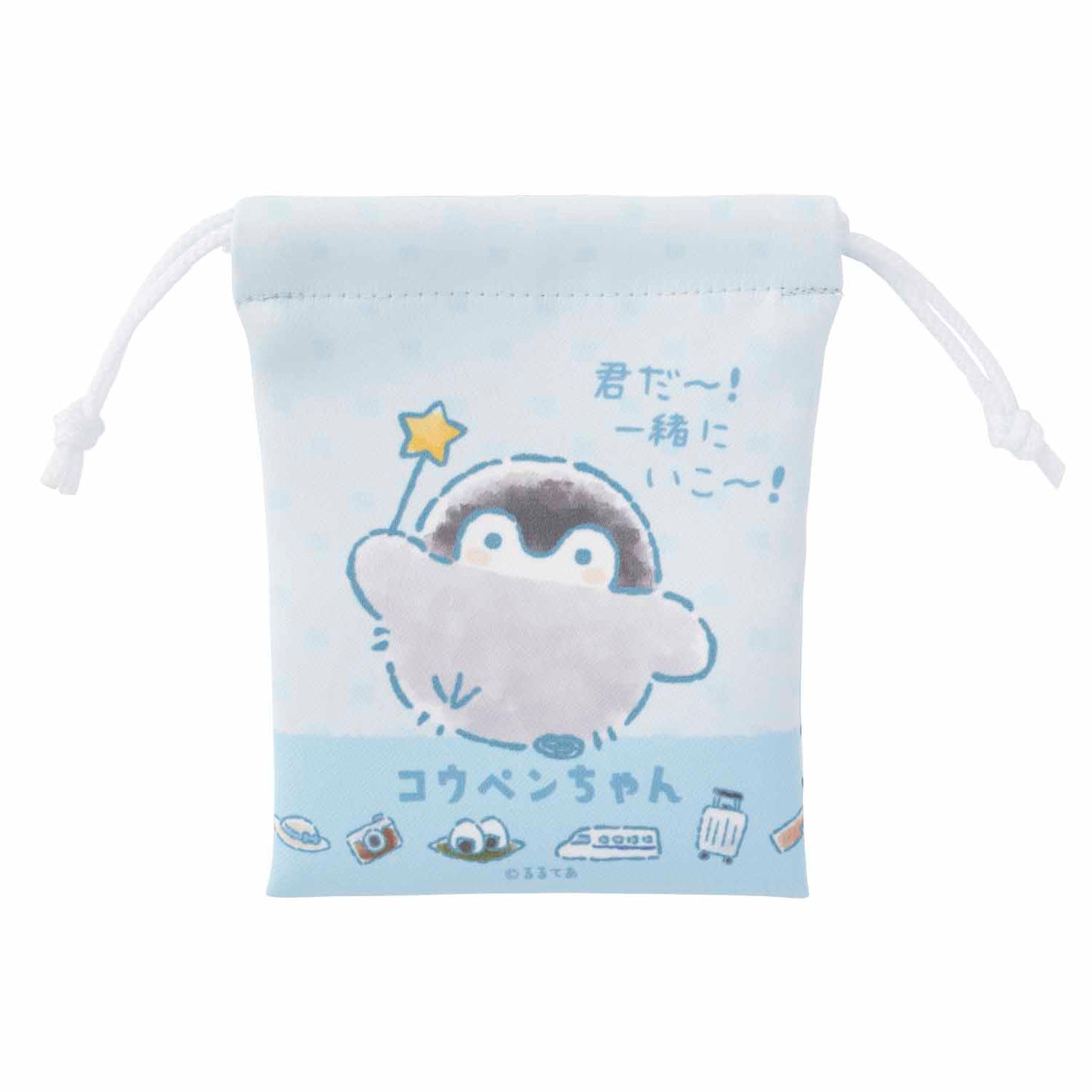 コウペンちゃん 旅のおともにつれてって~! 2個セットミニ巾着(東京)