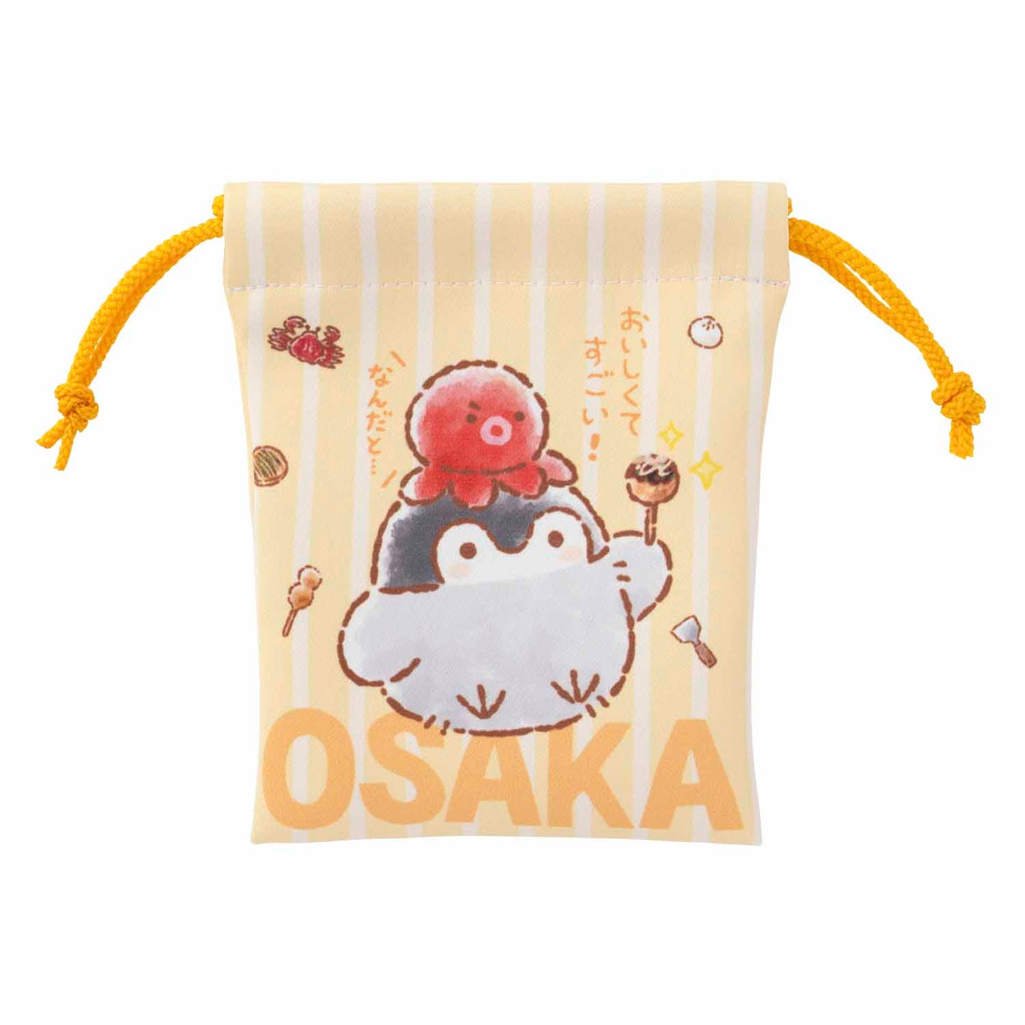 コウペンちゃん おいしくてすごい!たこ焼きさんな 2個セットミニ巾着(大阪)