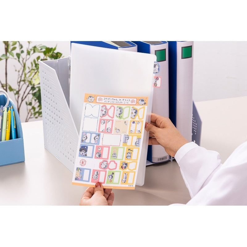 コウペンちゃん inオフィス はなまる承認部 インデックスステッカーシート