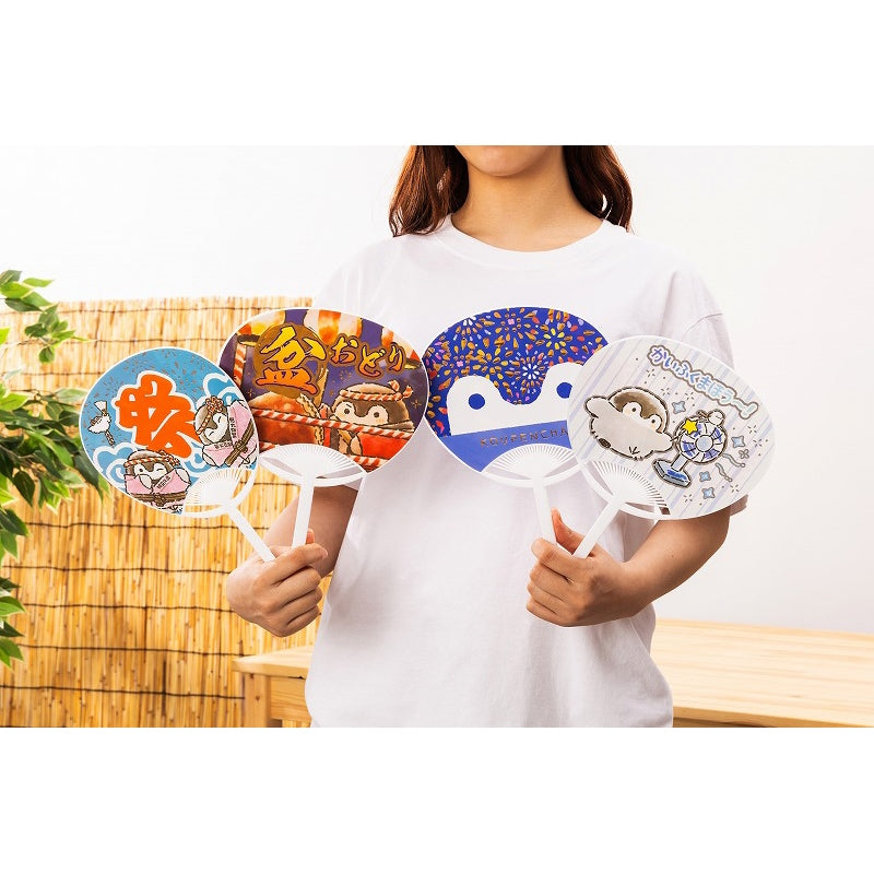 コウペンちゃん お祭りわっしょい! キラキラ箔押しうちわ(花火)