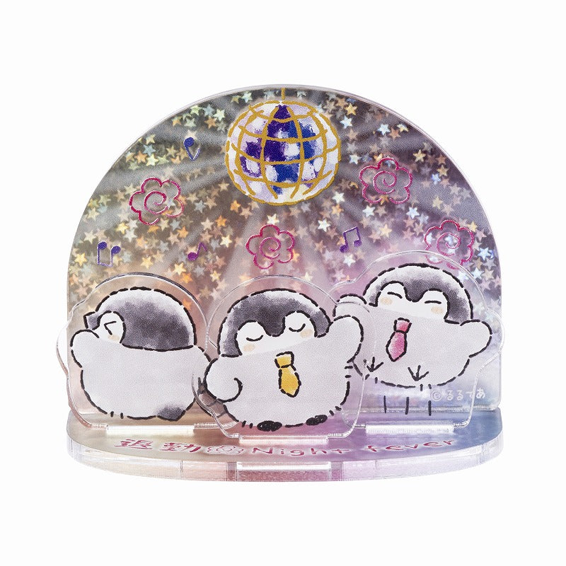 コウペンちゃん inオフィス はなまる承認部 レイヤーアクリルスタンド(はなまる退勤Night fever)