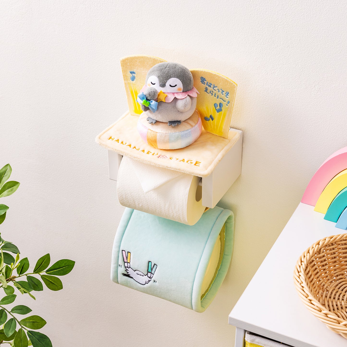 コウペンちゃん はなまるリサイタルなぬいぐるみトイレットペーパーホルダー