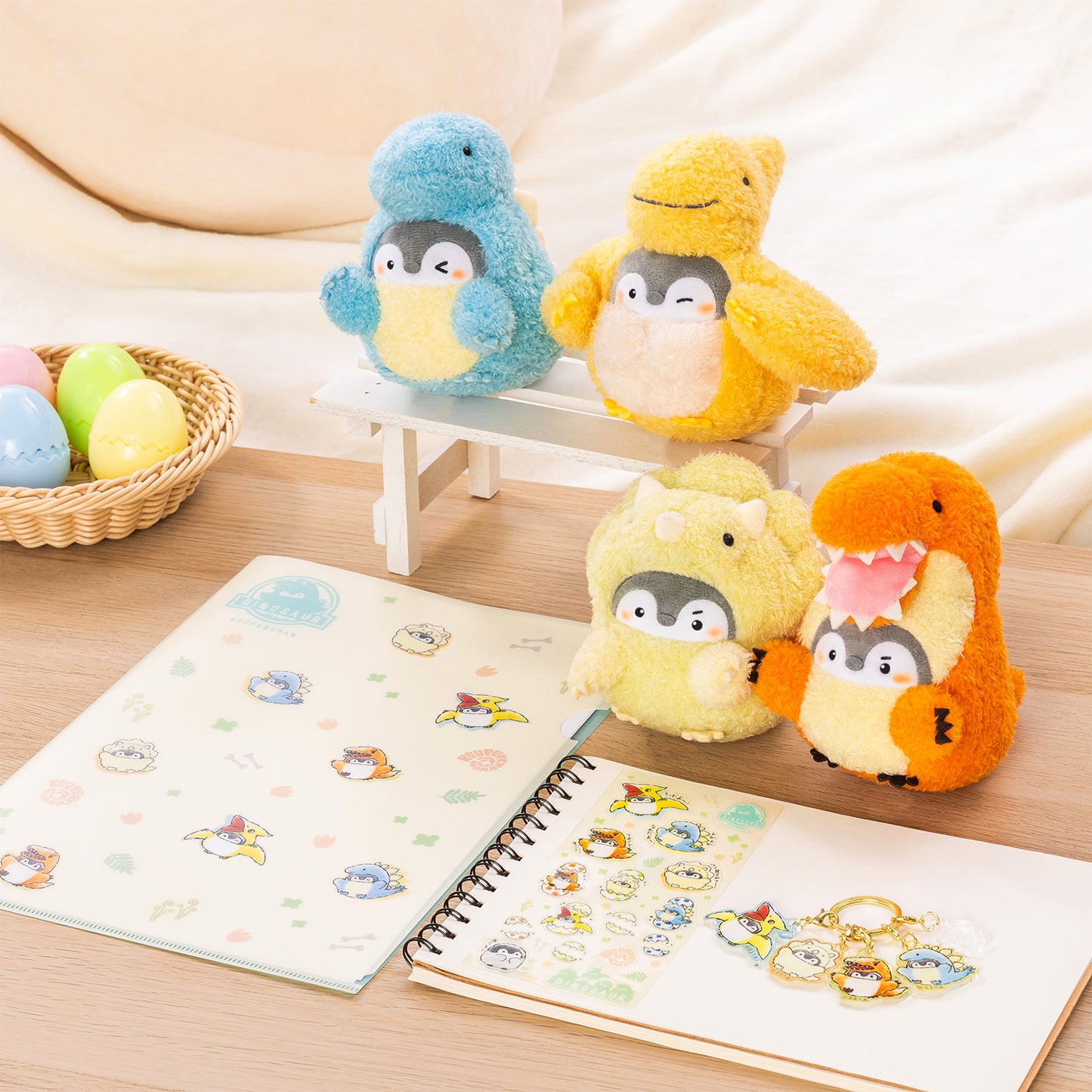 コウペンちゃん 恐竜さんになっちゃった〜なクリアシール