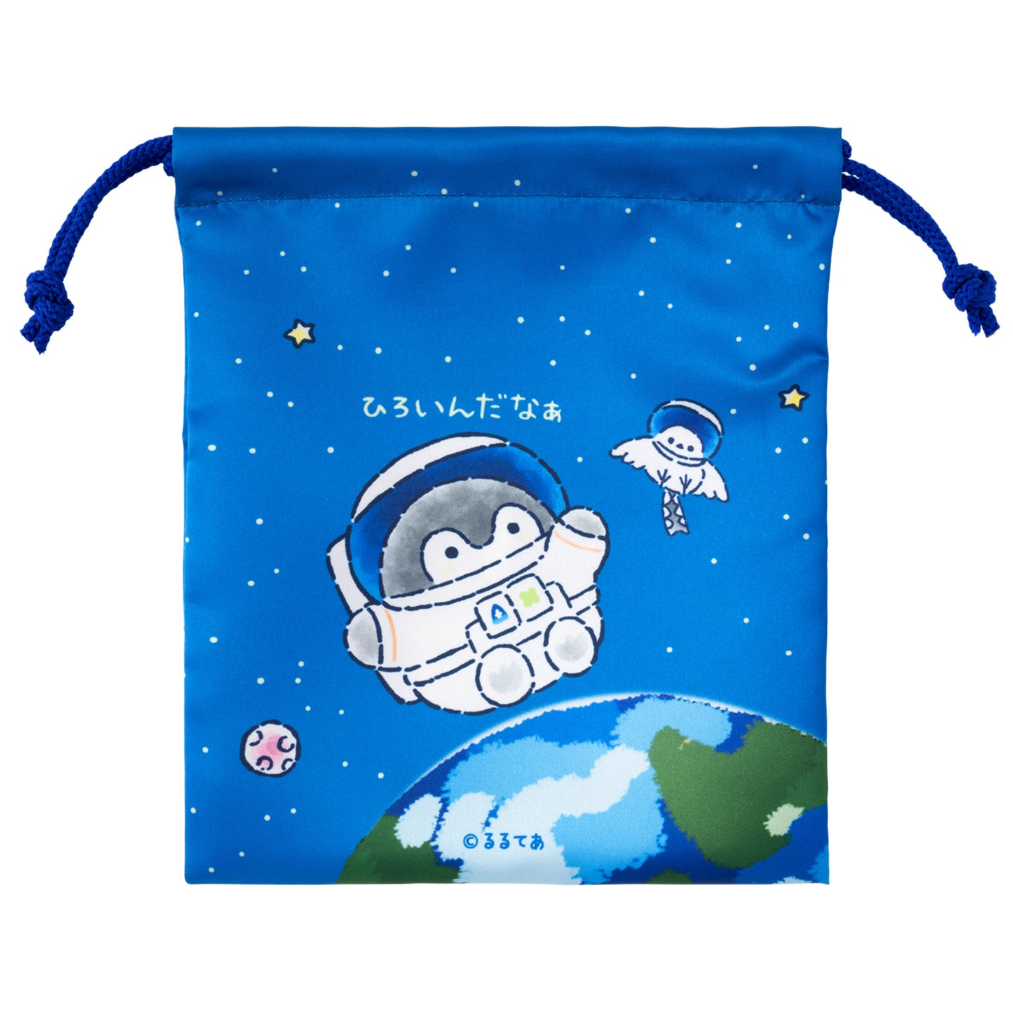 コウペンちゃん 宇宙のはなまるミッションなほどよいサイズの巾着
