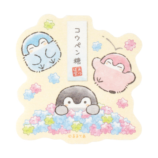 コウペンちゃん はんなりよつば堂 スマホに貼れるサイズの和紙ステッカー(コウペン糖)