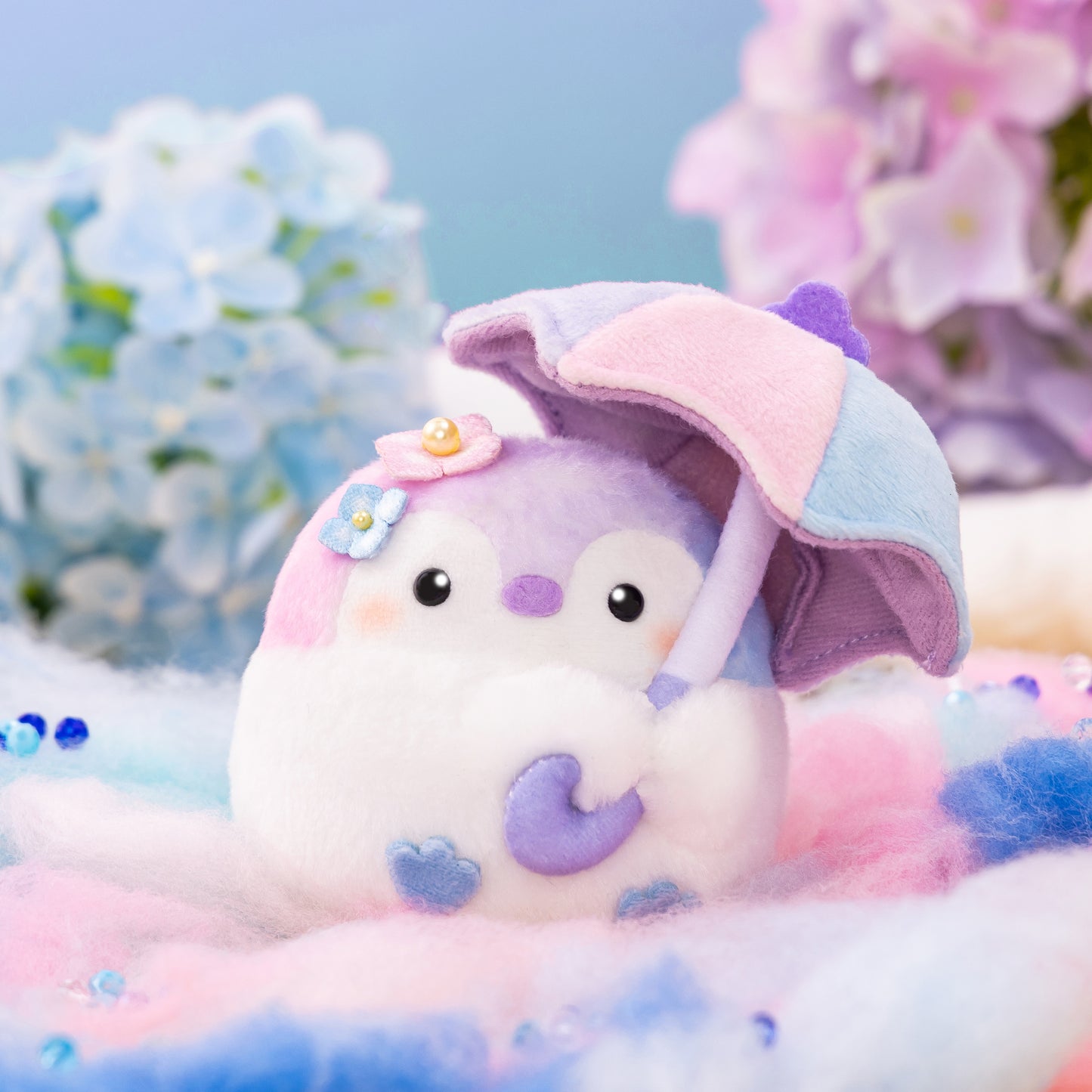 【予約】コウペンちゃん あじさいコウペンちゃん手のひらマスコット【2025年9月中旬より順次発送予定(発送延期の場合もキャンセル不可)】【通常商品と同時購入・配送希望日時指定不可】【キャンペーン対象外】