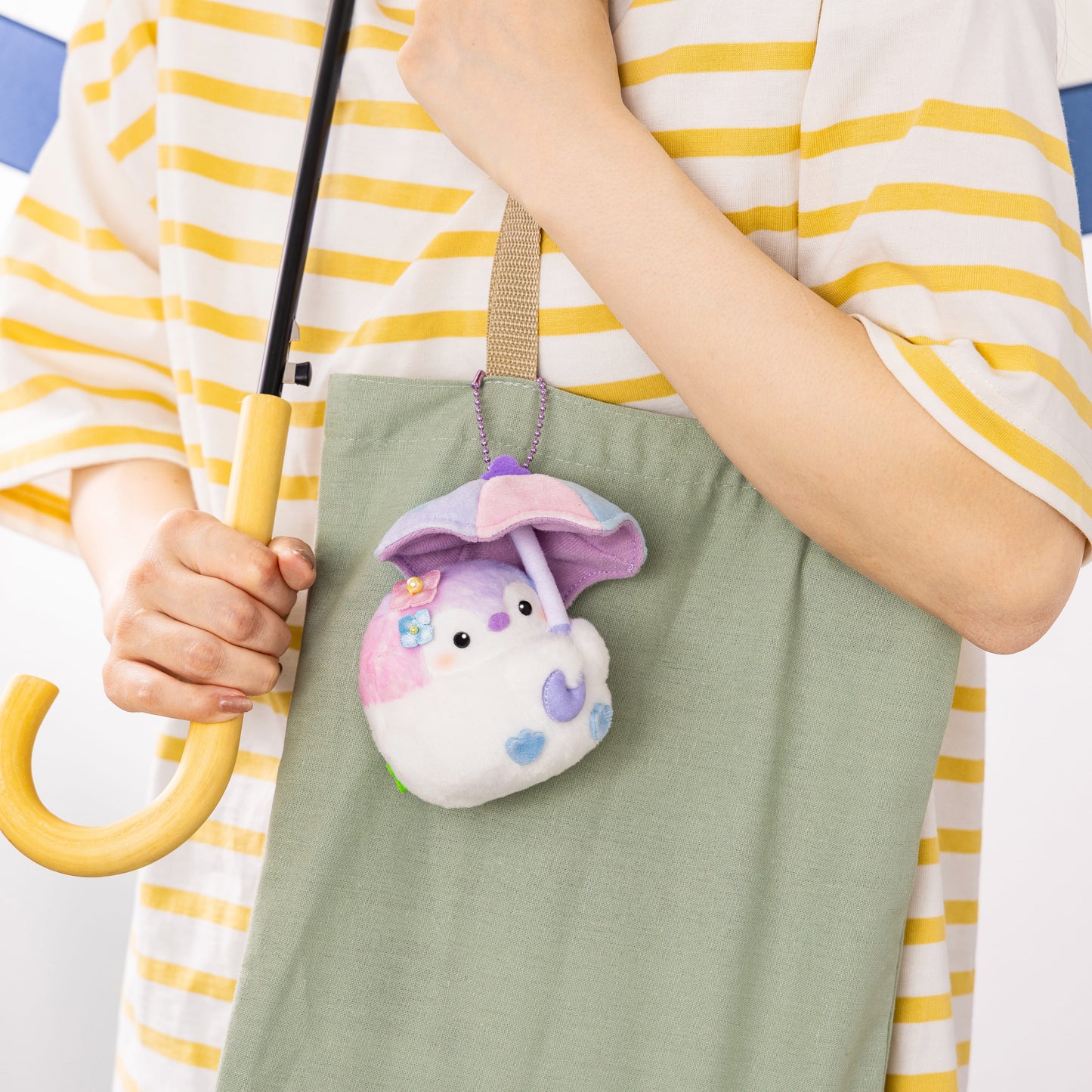 【1会計につき 1点まで】コウペンちゃん あじさいコウペンちゃん手のひらマスコット
