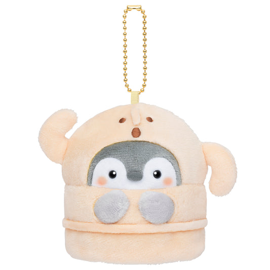 コウペンちゃん ハニワになっちゃった〜な手のひらマスコット(白茶)