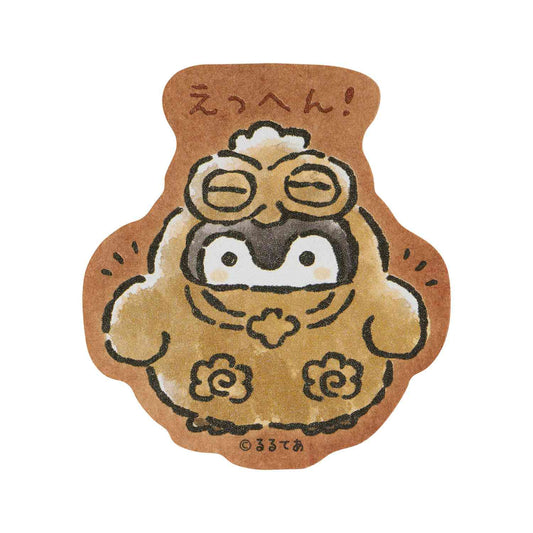 コウペンちゃん どぐはに古墳フィーバー!スマホに貼れるサイズのステッカー(えっへん!)