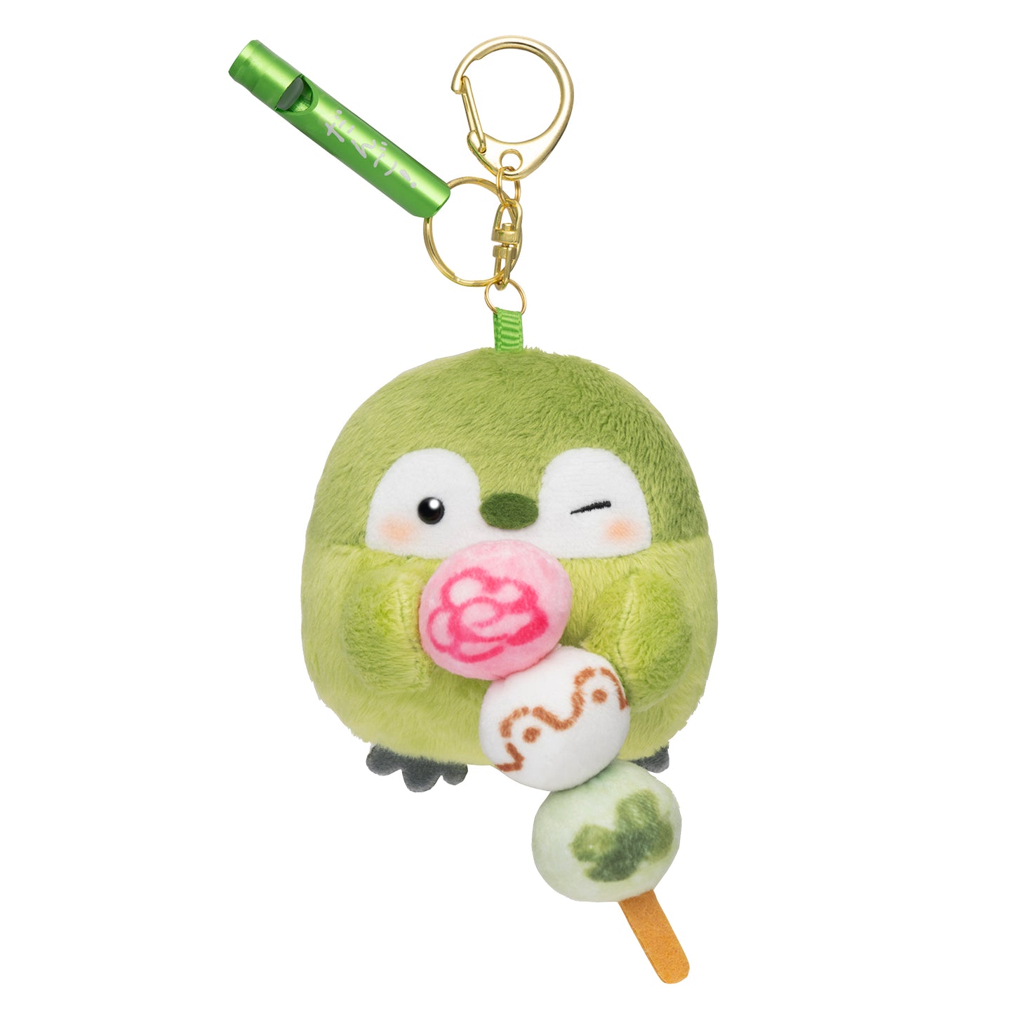 コウペンちゃん 抹茶コウペンちゃんな笛付きマスコット