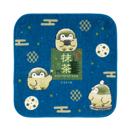 コウペンちゃん はんなり京都 タオルハンカチ(抹茶コウペンちゃん)