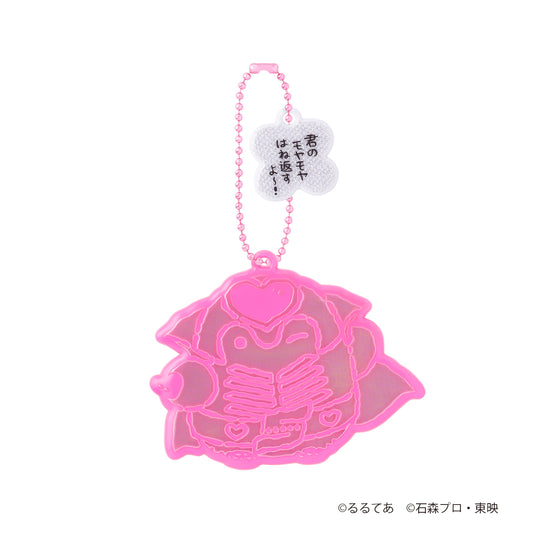 ゴレンジャー×コウペンちゃん リフレクターキーホルダー(モモレンジャー)