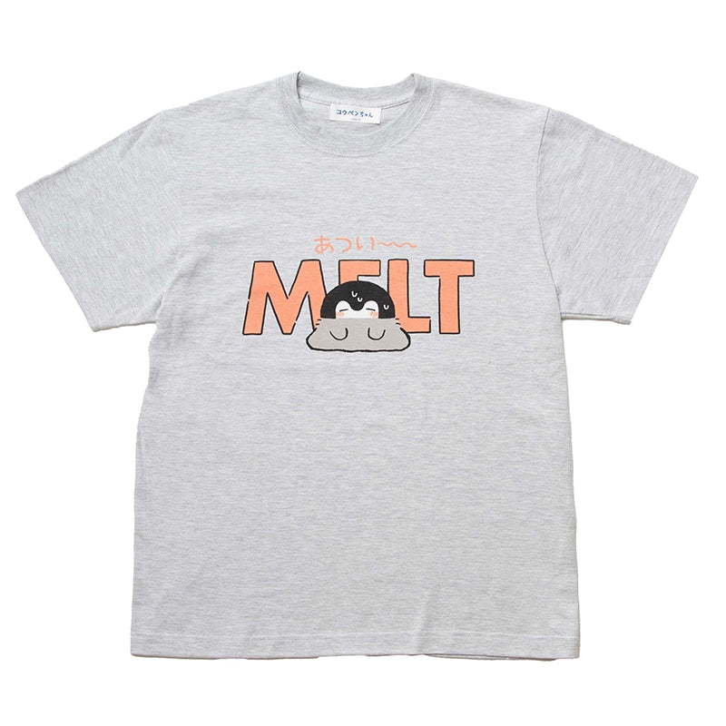 コウペンちゃん Tシャツ MELT アッシュ
