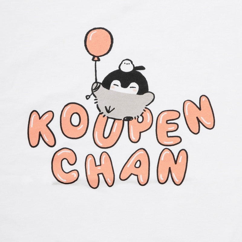 コウペンちゃん Tシャツ バルーン ホワイト