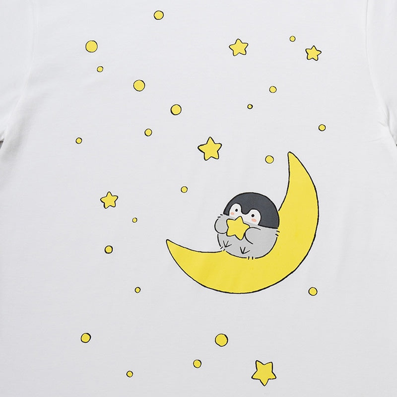 コウペンちゃん Tシャツ まんてんの星 ホワイト