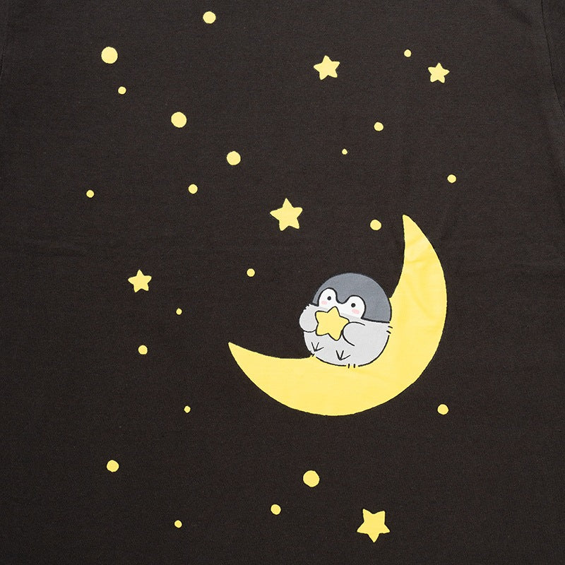 コウペンちゃん Tシャツ まんてんの星 スミ