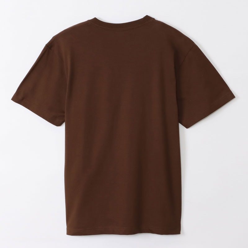 コウペンちゃん 喫茶よつば Tシャツ カタイプリン(ブラウン)