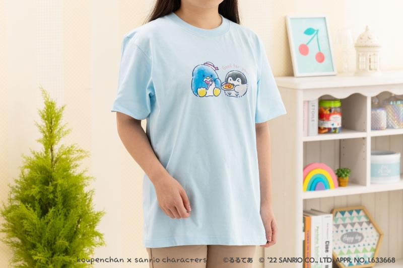 コウペンちゃん×サンリオキャラクターズ Tシャツ(タキシードサム)