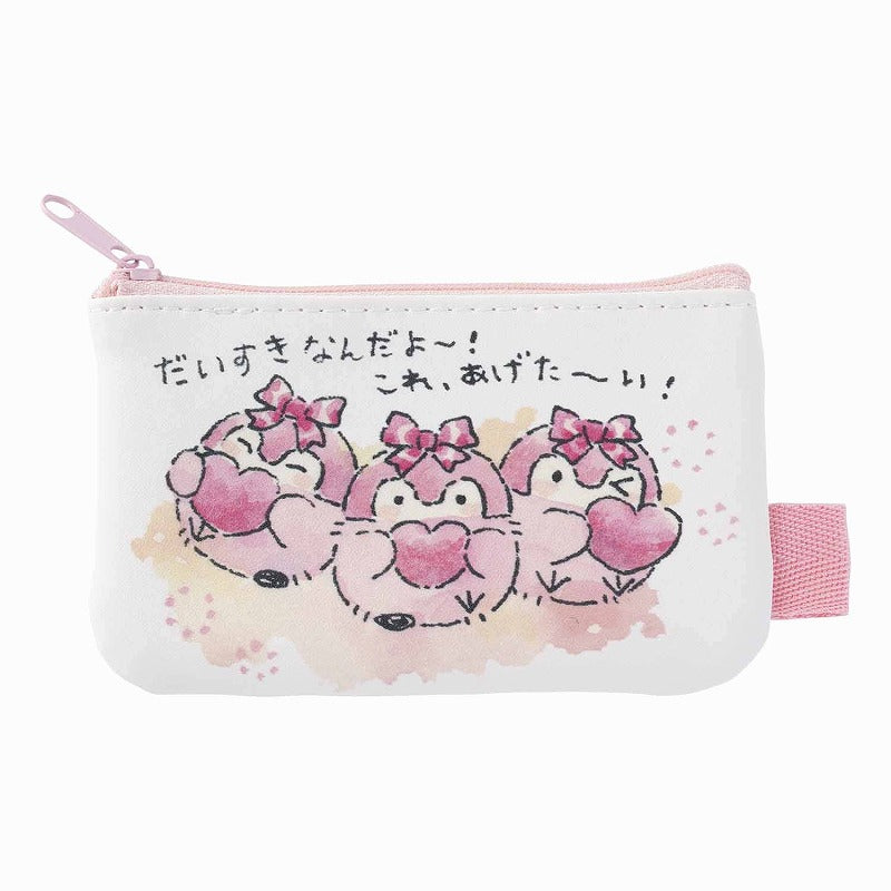 コウペンちゃん 2個セットポーチ(お布団・チョコ)