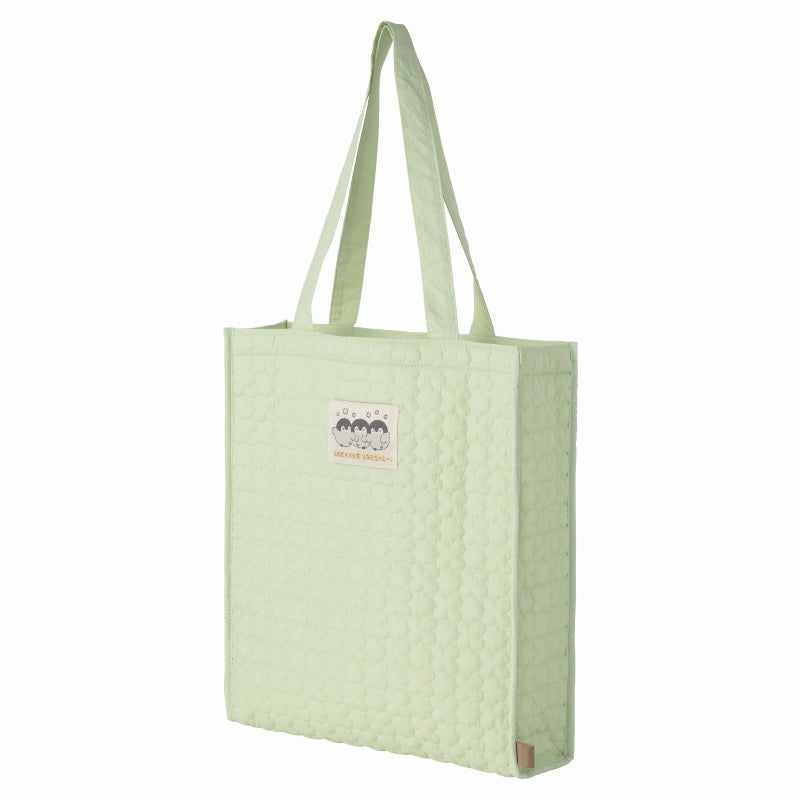 コウペンちゃん 幸せよつばのクローバーキルティングトートバッグ