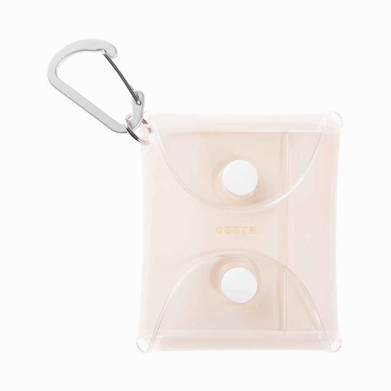 コウペンちゃん展 カラビナ付きクリアポーチ(無理しなくてもいいんだよ~)