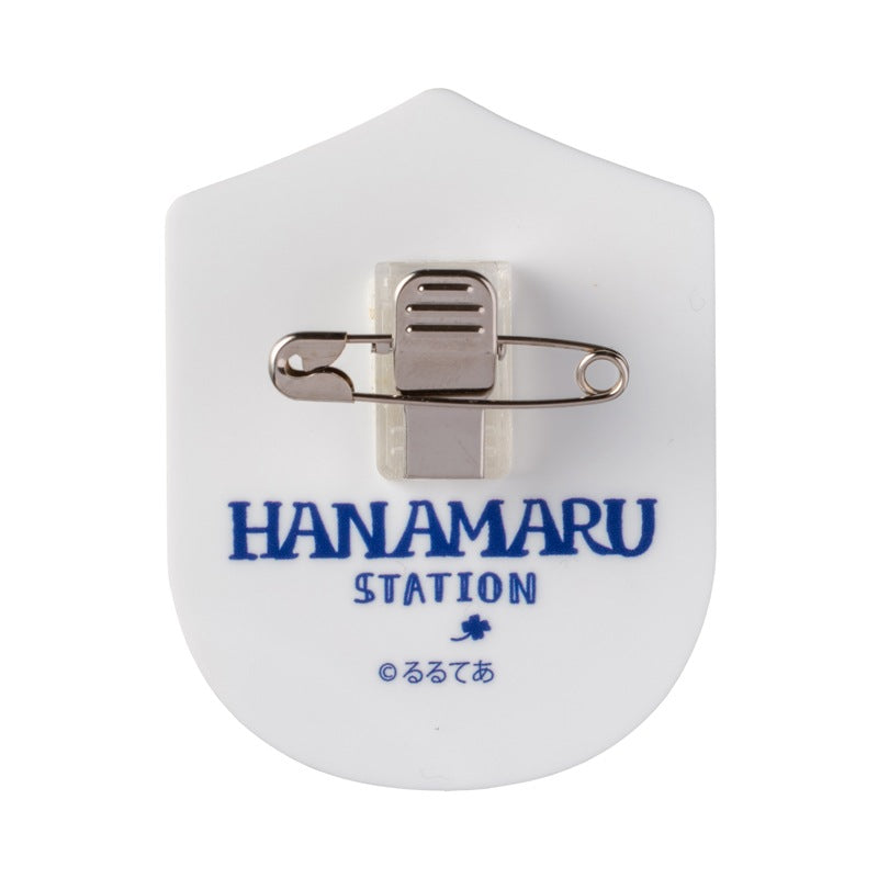 コウペンちゃん はなまるステーション アクリルバッジ(ストライプ)