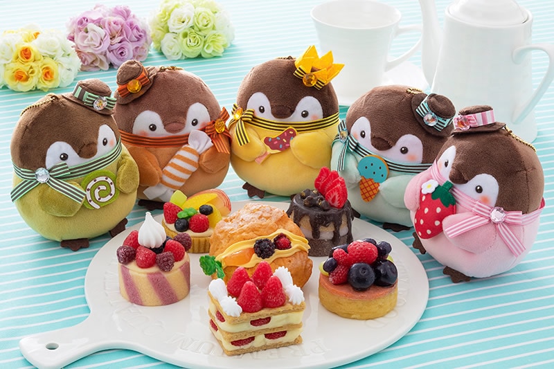 コウペンちゃん 甘いおかしのマスコット(抹茶ロール)