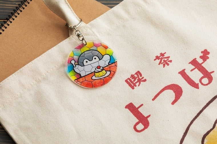 コウペンちゃん 喫茶よつば アクリルキーホルダー(ステンド)
