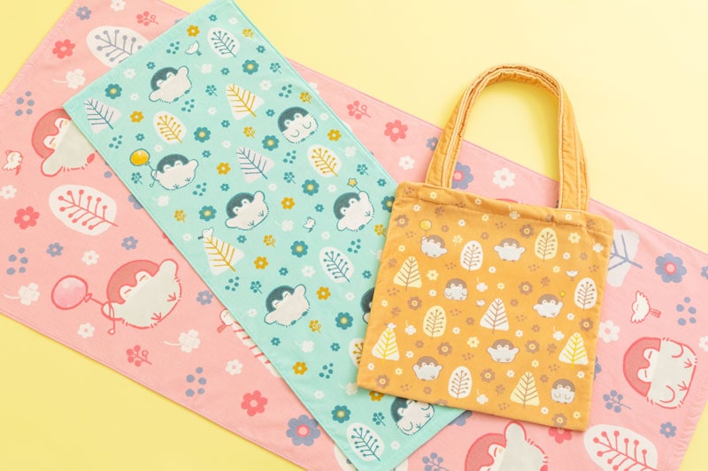 コウぺンちゃん 一緒にお風呂楽しいね!フェイスタオル