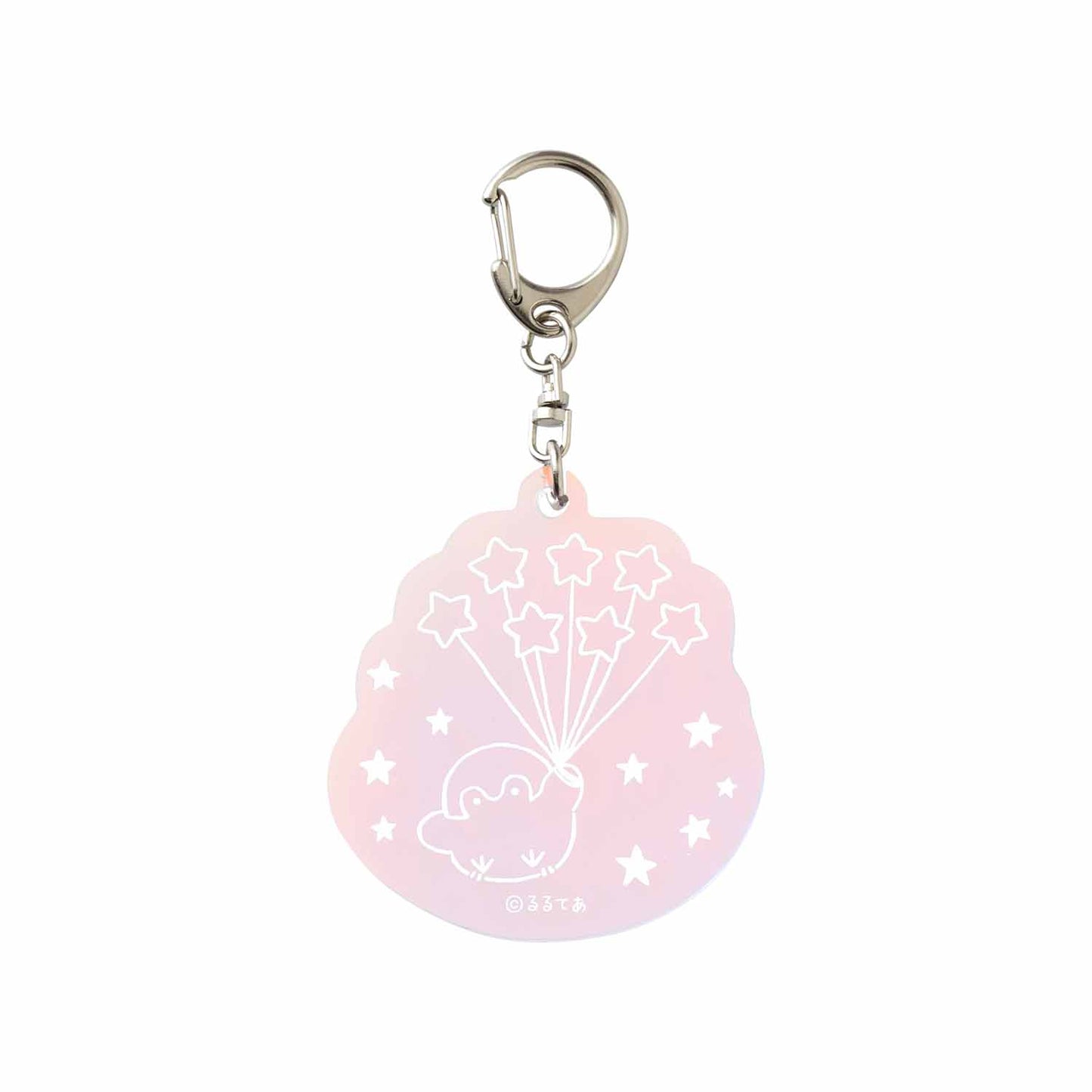 コウペンちゃん 花丸まんてん星 オーロラアクリルキーホルダー(星とどこまで)