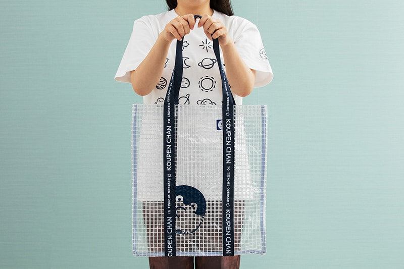 コウペンちゃん 邪エナガさんといっしょなクリアトートバッグ