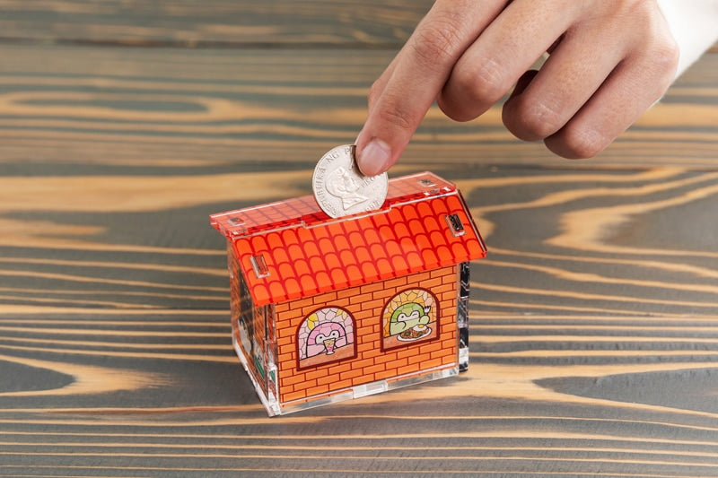 コウペンちゃん 喫茶よつば アクリル貯金箱