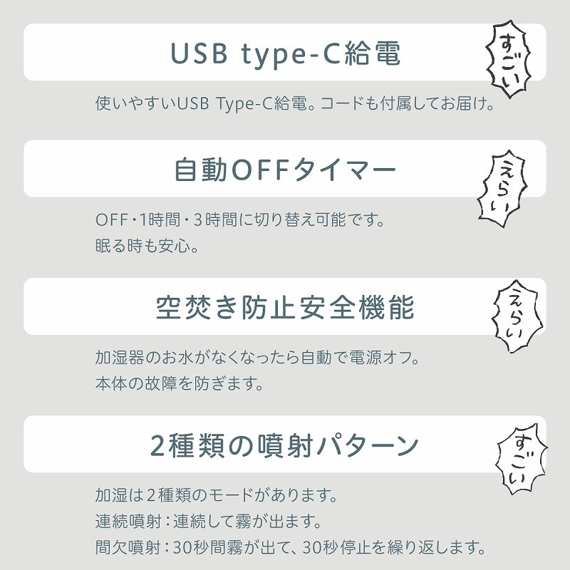 コウペンちゃん ルームライト加湿器