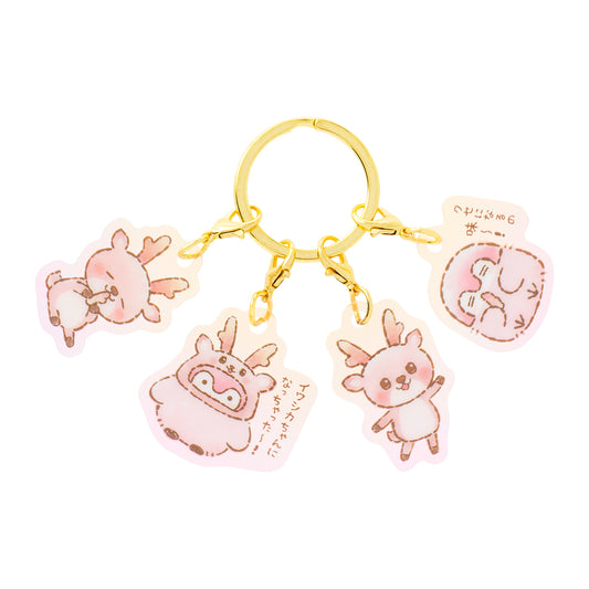 コウペンちゃん イワシカちゃん×コウペンちゃん 4連アクリルキーホルダー