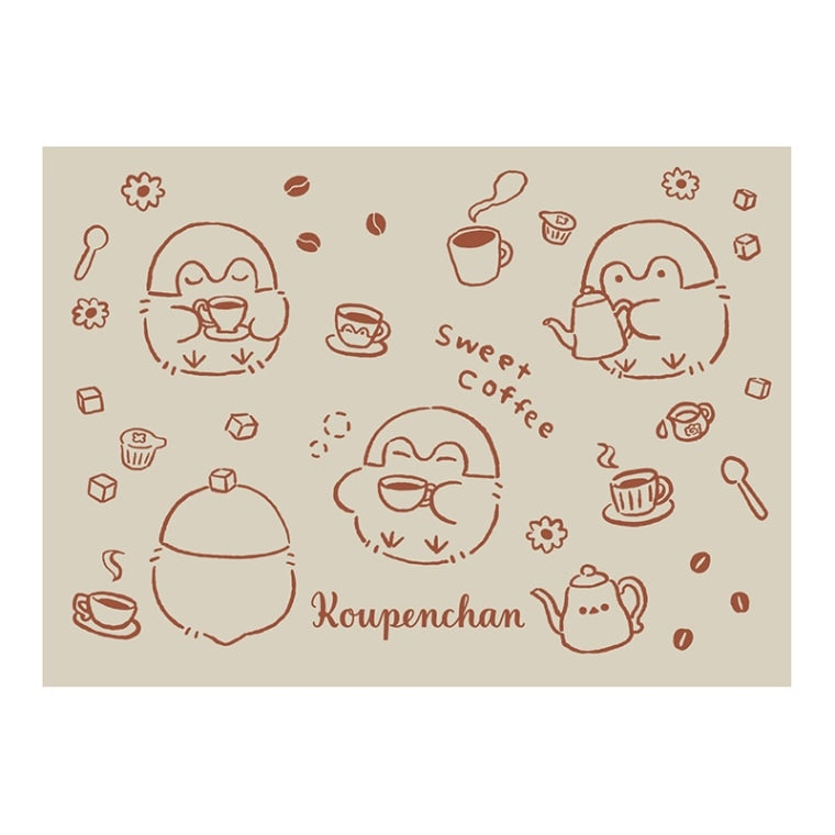 コウぺンちゃん ファブリックポスターL sweet coffee