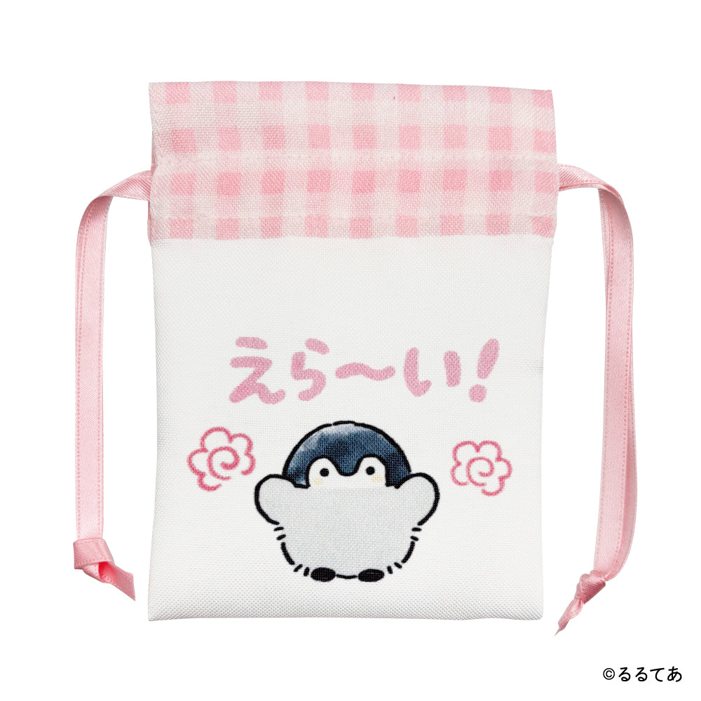 【メーカー再生品】 コウペンちゃん はなまる コウペンちゃん – 豆巾着（はなまる） ラッピング材